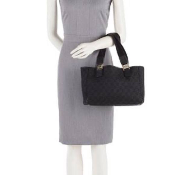 Authentic ♥️♥️Gucci♥️♥️GG Denim Tote - Picture 7 of 8